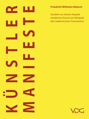 cover image of Künstlermanifeste